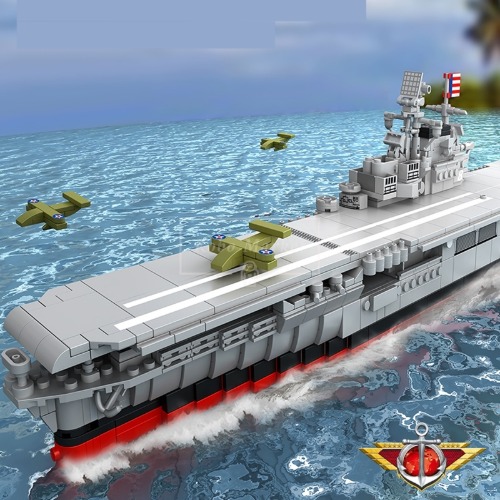 레고 신제품 특수부대 군용 USS 호넷 항공모함 밀리터리 637003 호환 창작