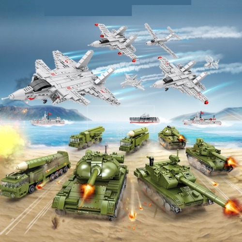 레고 신제품 군용 전투기 탱크 미사일 군함 세트 밀리터리 105345 호환 창작