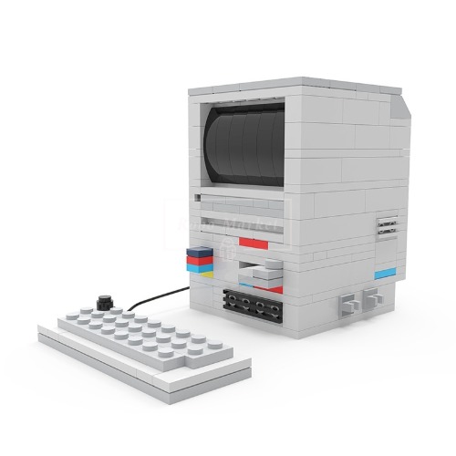 레고 크리에이터 MOC-C7509 레벨 6 난이도 해독 상자 레트로 컴퓨터 호환 신제품 창작