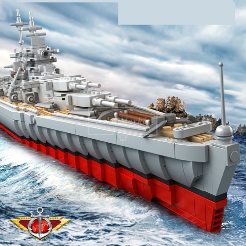 레고 신제품 특수부대 비스마르크급 전함 항공모함 밀리터리 637004 호환 창작