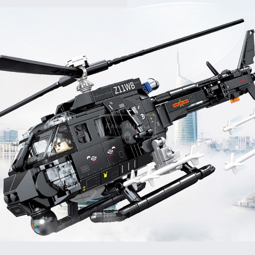 레고 신제품 특수부대 공군 스트레이트 11B 전투 헬리콥터 밀리터리 202158 호환 창작