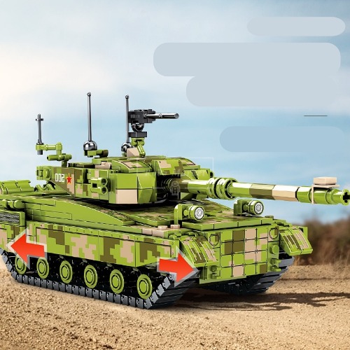 레고 신제품 특수부대 군사 육군 96B 전투 탱크 밀리터리 203101 호환 창작