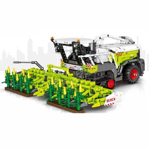 레고 신제품 농장 농기계 옥수수 수확기 트랙터 테크닉 710000 호환 창작