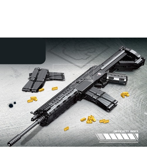 레고 신제품 특수부대 군사 19형 돌격 블럭소총 전투 밀리터리 702291 호환 창작