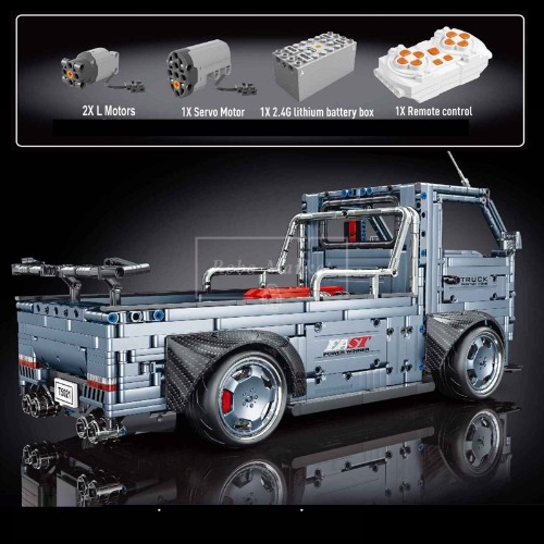 레고 신제품 파워펑션 시티 카고 덤프 트럭 테크닉 T5021P 호환 창작
