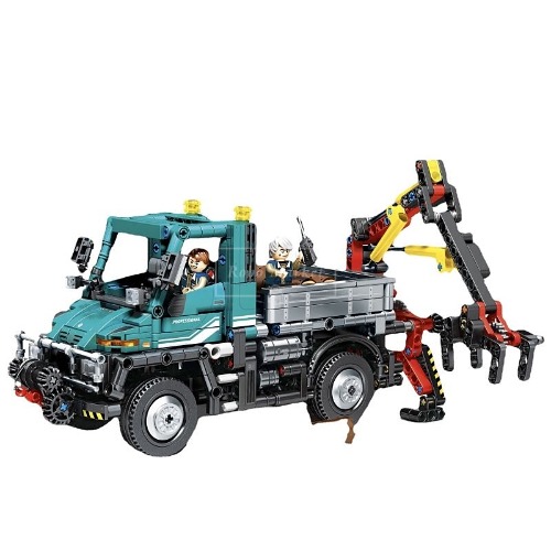 레고 신제품 산악 목재 로깅 운반 트럭 테크닉 720900 호환 창작