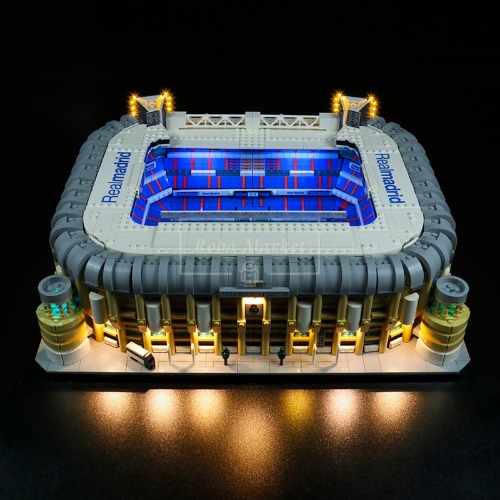 레고 크리에이터 레알마드리드 크리에이터 산티아고 베르나베우 스타디움 LED 조명 창작 신제품 10299