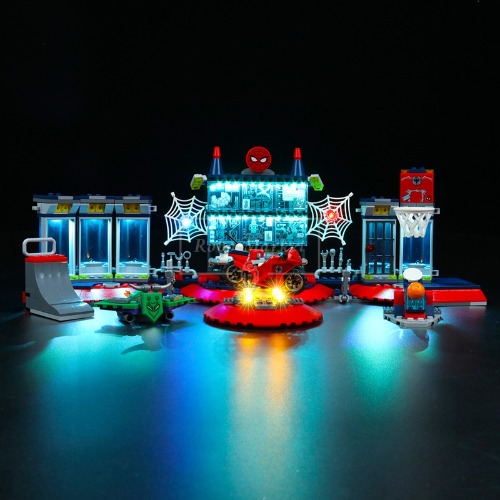 레고 어벤져스 스파이더맨 연구소 LED 조명 창작 신제품 76175