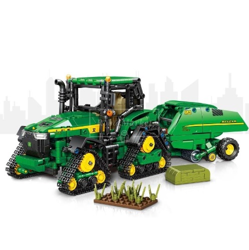 레고 신제품 도구 농장 농기계 존 디어 농업 트랙터 테크닉 710950 호환 창작