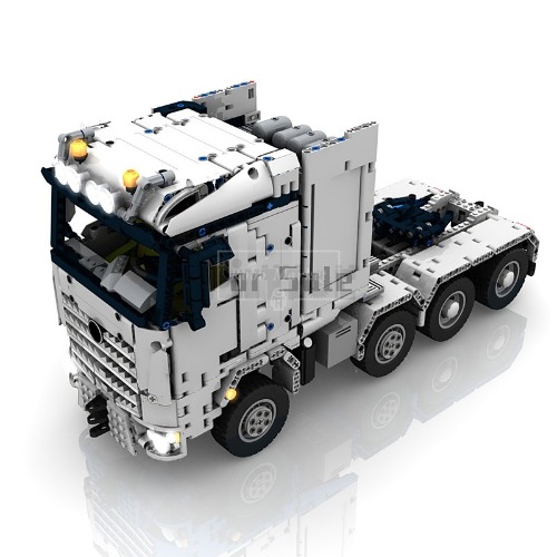 레고 테크닉 MOC-7790A Acros SLT 아크로스 화이트 바디 대형 트럭 호환 신제품 창작