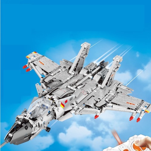 레고 신제품 특수부대 원격제어 J-15 비행 무장 전투기 밀리터리 705996 호환 창작