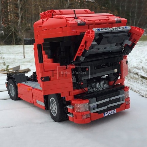 레고 테크닉 MOC-6086 스카니아 트럭 도시 운송 자동차 호환 신제품 창작