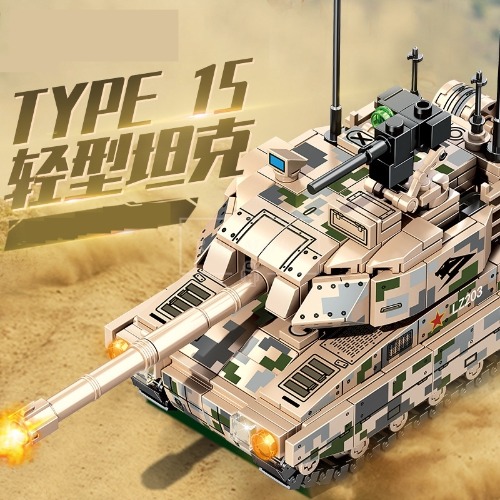 레고 신제품 특수부대 군사 군용 15 형 라이트 탱크 밀리터리 203117 호환 창작