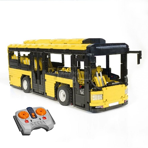 레고 테크닉 MOC-5161AP 원격제어 더블 데크 통근 출퇴근 버스 호환 신제품 창작