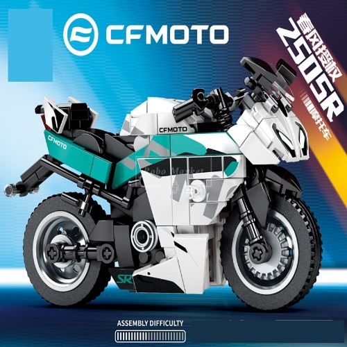 레고 신제품 250SR 오토바이 소형 오토바이 스피드챔피언 705301 호환 창작