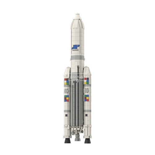 레고 시티 호환 신제품 ESA 유럽 아리안 5 로켓 발사 MOC-93772 창작