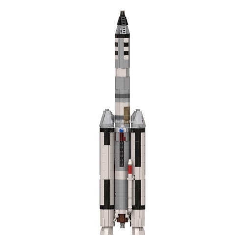 레고 시티 호환 신제품 1/110 Titan IIIC 타이탄 IIIC 로켓 발사 MOC-115393 창작