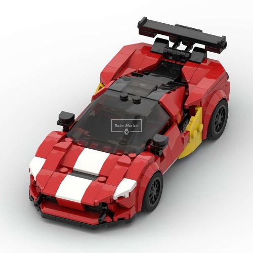 레고 스피드챔피언 호환 신제품 Ferrari F8 Tributo Race Edition 페라리 F8 MOC-49212 창작