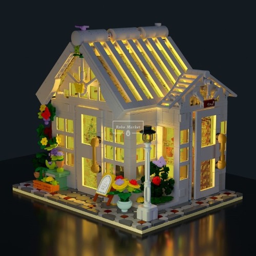 레고 크리에이터 신제품 모던하우스 햇살 플라워샵 꽃가게 조명 31061 호환 한정판