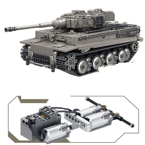 레고 밀리터리 호환 신제품 독일 전쟁 타이거 헤비 탱크 장갑차 파워포함 632015P 창작
