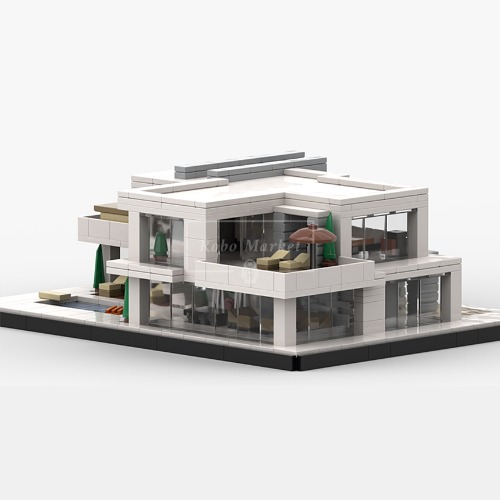 [국내]레고 크리에이터 MOC-50355 Bauhaus Mansion 바우하우스 맨션 호환 신제품 창작