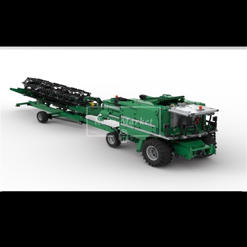 레고 테크닉 호환 신제품 Combine Harvester 결합 수확기 트랙터 트럭 MOC-105824 창작