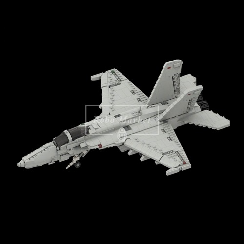 레고 테크닉 호환 신제품 보잉 F/A-18F 슈퍼 호넷 에어크래프트 전투기 MOC-112205 창작