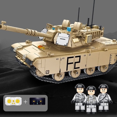 레고 밀리터리 호환 신제품 M1A2 Abrams 에이브람 전투 탱크 676006 창작