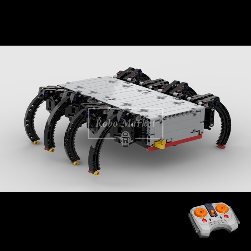레고 테크닉 호환 신제품 원격 제어 시뮬레이션 거미 MOC-95665P 창작