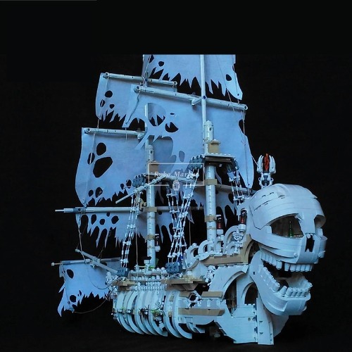 레고 캐리비안의해적 신제품 Terrifying Charon 무서운 카록의 해골 해적선 MOC-110420 호환 한정판