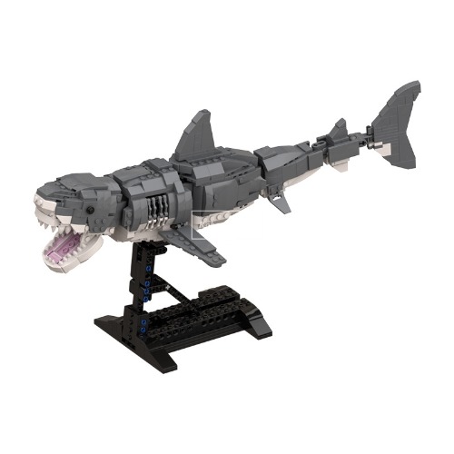 레고 크리에이터 신제품 Great White Shark 백상아리 해양동물 톱니 상어 MOC-54823 호환 한정판