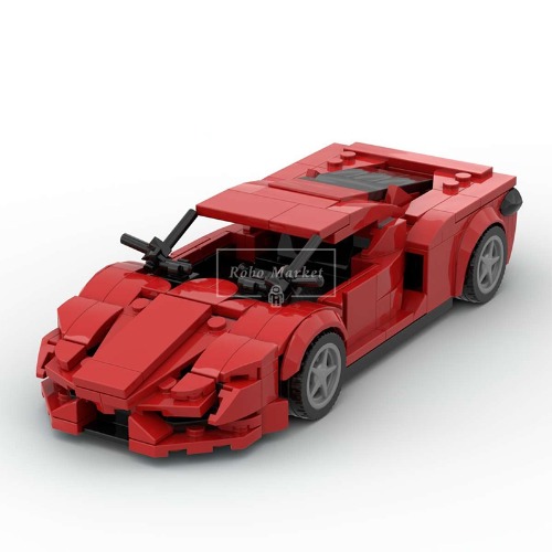 레고 MOC 창작 스피드챔피언 신제품 Ferrari Enzo 레드 엔초페라리 슈퍼카 MOC-31168 호환 한정판