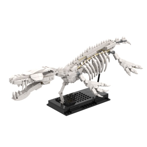 레고 MOC 창작 쥬라기월드 신제품 Skeleton 스켈레톤 공룡 화석 레오 해골 모델 MOC-55102 호환 한정판