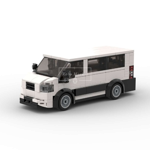 레고 MOC 창작 스피드챔피언 신제품 Ford Transit Passenger Van XLT 포드 승용차 밴 MOC-49248 호환 한정판