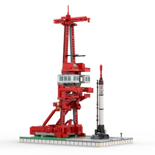 레고 시티 호환 우주 항공 시리즈 로켓 타워5 케이프 커내버럴 공군기지 MOC-97680 신제품 창작