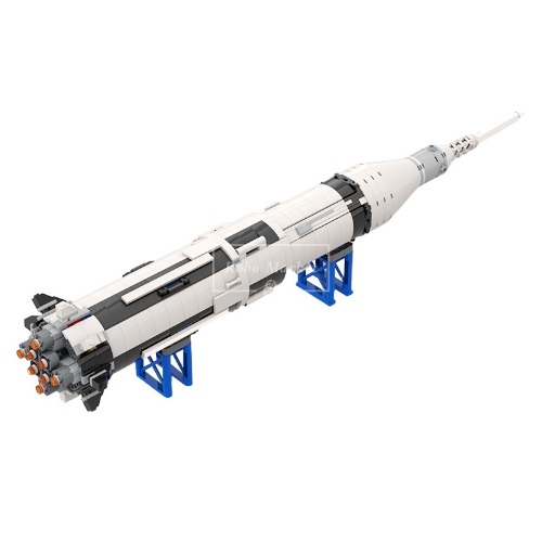 레고 시티 호환 Saturn IB 아폴로 새턴 로켓 아이비 발사체 MOC-68390 신제품 창작