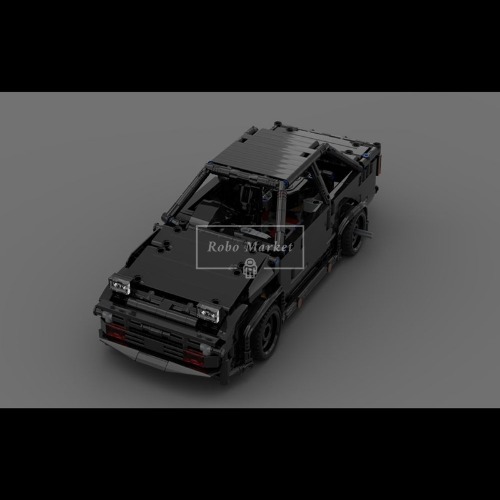 레고 테크닉 호환 toyota sprinter 86 black coupe 도요타 스프린터 86 블랙 쿠페 MOC-70592 창작