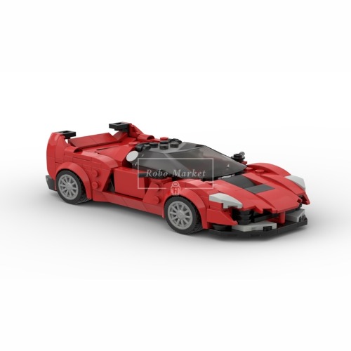 레고 스피드챔피언 호환 Ferrari FXX v2 페라리 스포츠카 도어 레이싱 MOC-48845 신제품 창작