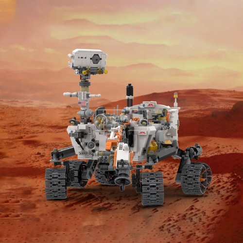 레고 시티 호환 NASA Perseverance Mars Rover 퍼시스턴스 화성 탐사선 MOC-83246 창작