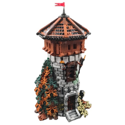 레고 크리에이터 호환 중세시리즈 타운 하우스 성 타워 건물 MOC-124071 신제품 창작