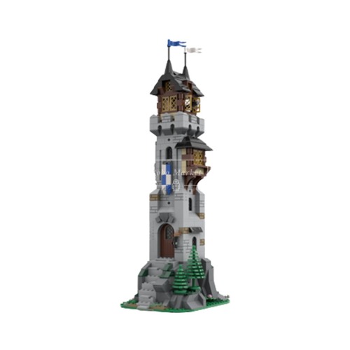 레고 크리에이터 호환 중세 마법사의 탑 타워 성 건물 MOC-117200 신제품 창작