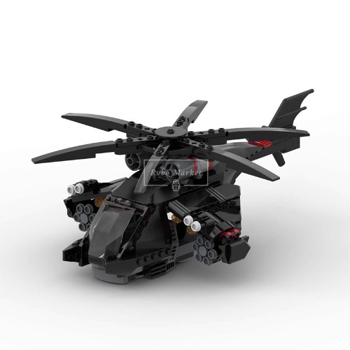 레고 밀리터리 호환 박쥐 늑대 야간 특수부대 헬리콥터 MOC-31057 신제품 창작