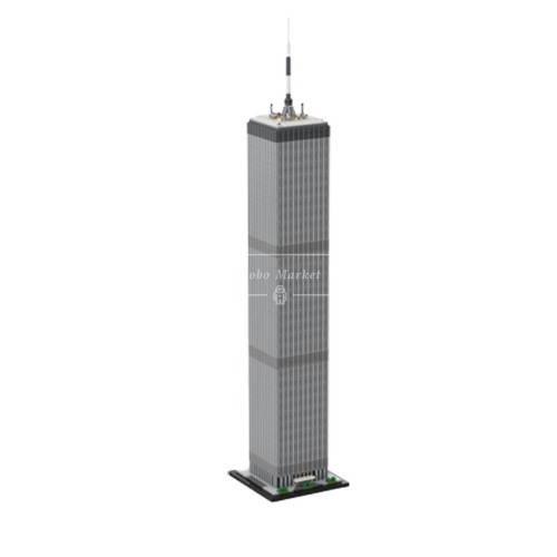 레고 크리에이터 호환 World Trade Center 세계 무역 센터 1:800 스케일 MOC-127129 신제품 창작