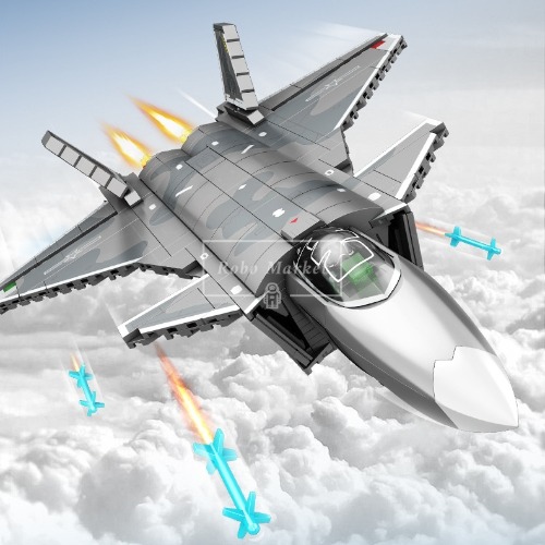 레고 밀리터리 호환 공군 작전사령부 J-20 스텔스 전투기 202199 신제품 창작