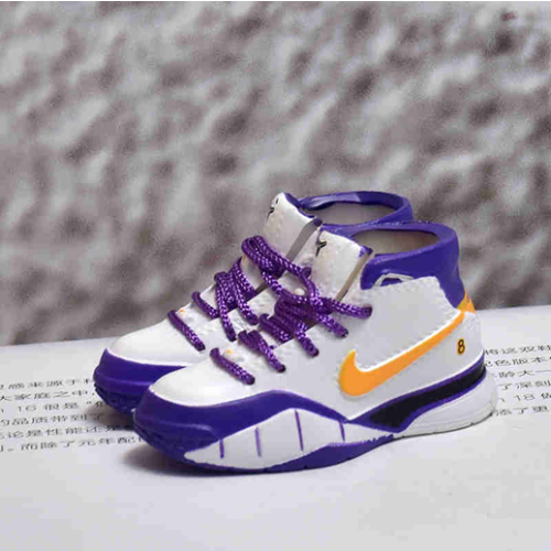 신발 미니어쳐 Nike KOBE ZK1 white purple MT-0633