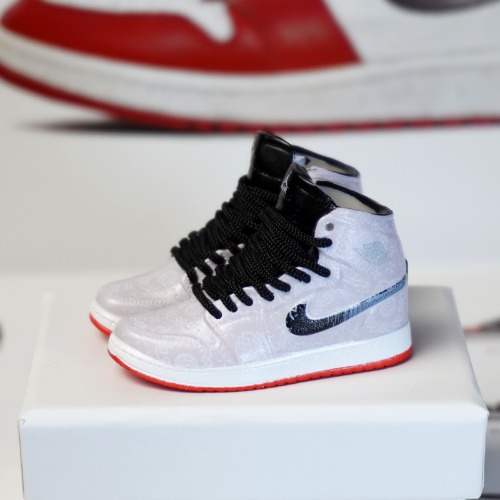 신발 미니어쳐 Nike Air Jordan 1 AJ1 white silk MT-0192