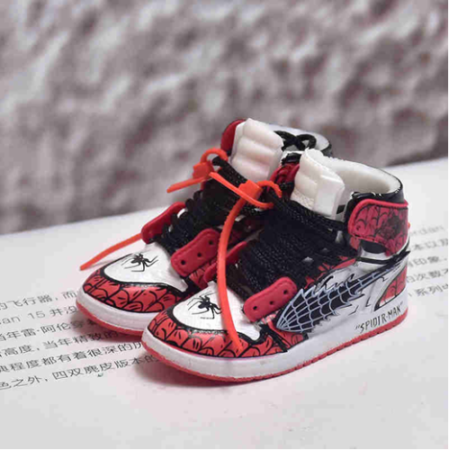 신발 미니어쳐 Nike Air Jordan 1 AJ1 Anime style spiderman MT-0001