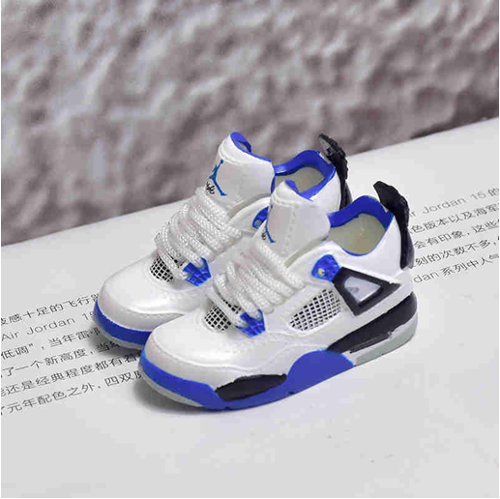 신발 미니어쳐 Nike Air Jordan 4 AJ4 4 racing blue MT-0260