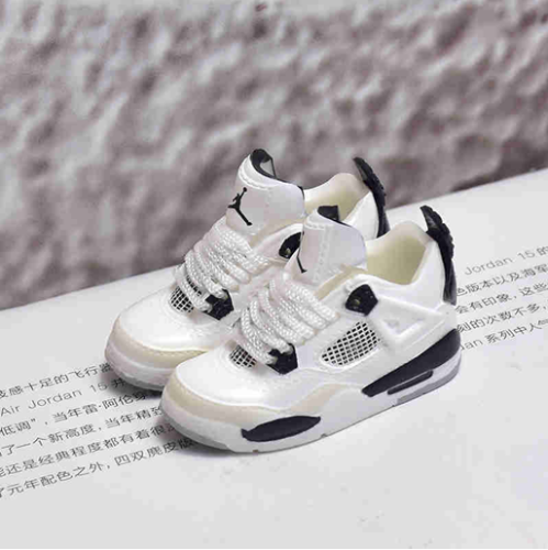 신발 미니어쳐 Nike Air Jordan 4 AJ4 4 small white cement MT-0241