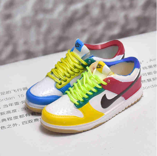 신발 미니어쳐 Nike SB DUNK colorful splicing MT-0494